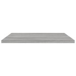 vidaXL Étagères murales 4 Pièces sonoma gris 40x50x1 5 cm bois ingénierie
