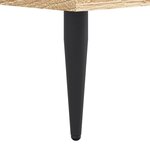 vidaXL Cadre de lit chêne sonoma 180x200 cm bois d'ingénierie