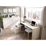 Bureau d'angle réversible avec rangement ROX