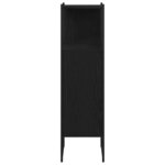 vidaXL Ensemble de mobilier de salle de bain avec stockage 3 Pièces Noir