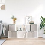 vidaXL Boîtes de rangement pliables 4 Pièces 32x32x32 cm tissu intissé