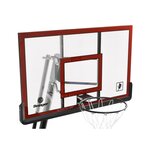 Panier de basketball pro deluxe platinium sur pied et mobile  hauteur réglable de 2 30m à 3 05m