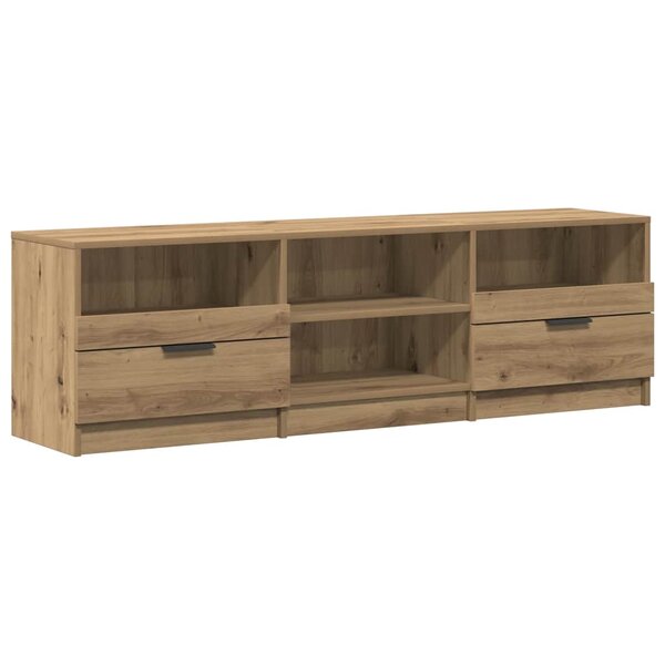 vidaXL Meuble TV chêne artisanal 150x33 5x45 cm bois d'ingénierie