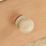 vidaXL Meuble TV 110x30x45 cm Bois de manguier solide