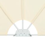 vidaXL Auvent latéral pliable de terrasse Crème 300 x 150 cm