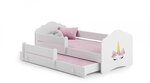 Lit enfant FALA BAR+SZU 160x80 Licorne avec gigogne avec matelas
