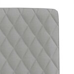 vidaXL Chaises à manger lot de 6 gris nuage tissu