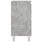 vidaXL Buffets 2 Pièces gris béton bois d'ingénierie