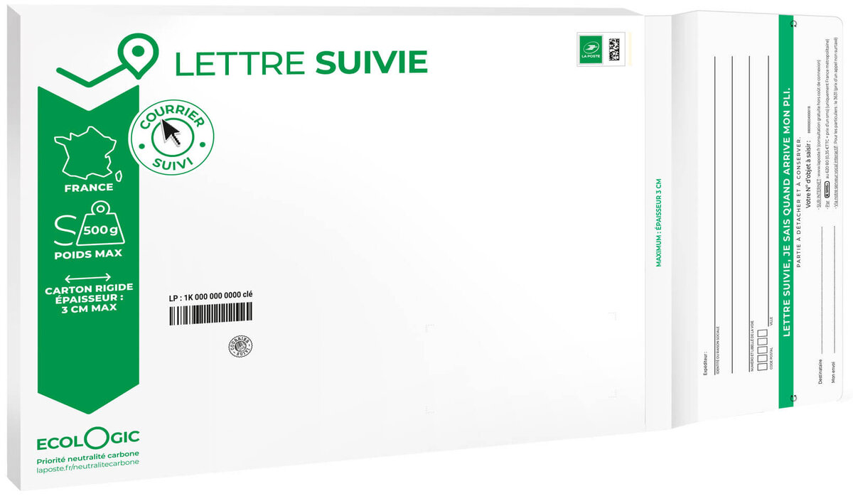 Pr t Poster Lettre Verte Suivie S Pochette Cartonn e 33 X 25 Cm 