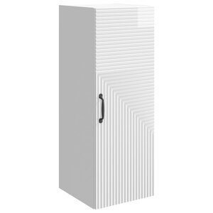 vidaXL Armoire Murale Blanc brillant 33 x 34 5 x 90 cm