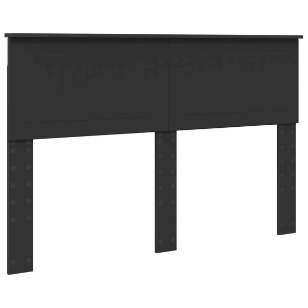 vidaXL Tête de lit Chêne noir 140 cm Bois d'ingénierie