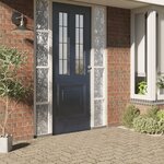 vidaXL Films pour fenêtre 2 Pièces dépoli motif de fleur PVC