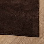 vidaXL Tapis doux à poils moyens et lavable HUARTE Marron 1000 x 80 cm