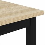 vidaXL Table basse Sonoma 100 x 100 x 45 cm Bois d'ingénierie