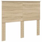 vidaXL Tête de lit Chêne Sonoma 135 cm Bois d'ingénierie