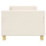 vidaXL Cadre de lit pour enfants avec tête de lit Crème 80 x 160 cm