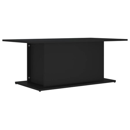 vidaXL Table basse Noir 102x55 5x40 cm Aggloméré