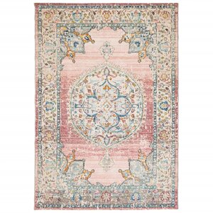 vidaXL Tapis ARBIZU intérieur extérieur design vintage 160x230 cm