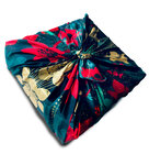 Emballage Réutilisable Furoshiki Satin Luxe Coton M : Le Cerf dans l’Eau N°25