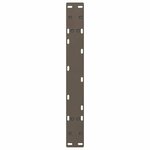 vidaXL Pieds de table basse en forme de A  2 pièces  60 x (30-31) cm  acier