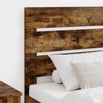 vidaXL Tête de lit Chêne fumé 75 cm Bois d'ingénierie