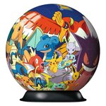 Pokémon puzzle 3d ball 72 pieces - ravensburger - puzzle enfant 3d sans colle - des 6 ans
