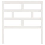 vidaXL Tête de lit Blanc 96x4x100 cm Bois massif de pin