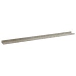 vidaXL Étagères murales 2 Pièces Gris béton 115x9x3 cm