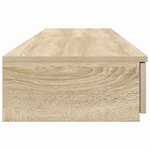 vidaXL Tiroirs de lit avec tiroir Chêne sonoma 150 x 36.5 x 16.5 cm