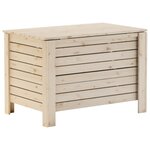 vidaXL Boîte de rangement avec couvercle RANA bois massif de pin