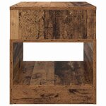vidaXL Table d'appoint Bois ancien 40 5 x 40 x 45 cm Bois d'ingénierie