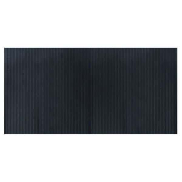 vidaXL Tapis rectangulaire gris 100x200 cm bambou
