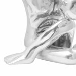 vidaXL Sculpture Argent 63x20x22 cm Aluminium Penseur