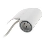 THOMSON Multiprise pour canapé - 1 prise 2P+T 16A + 2 USB - Blanc