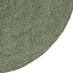 vidaXL Tapis de surface Vert olive 152 x 245 cm Jute