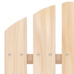 vidaXL Chaise à bascule de jardin Adirondack bois de sapin massif