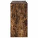 vidaXL Bureau Chêne fumé 90 x 37 5 x 75 cm Bois d'ingénierie