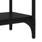 vidaXL Table console Chêne noir 100 x 39 x 78 5 cm Bois d'ingénierie