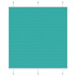 vidaXL Store plissé vert pétrole 120x150cm largeur du tissu 119 4cm