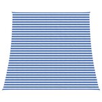 vidaXL Voile d'ombre 4 / 5 x 4 m HDPE Rectangulaire Bleu et Blanc