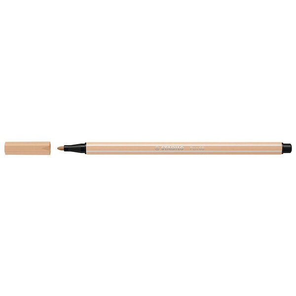 Stylo Feutre de Dessin Pen 68 Pointe 1mm Rose nude STABILO