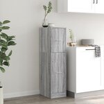 vidaXL Armoire apothicaire sonoma gris 30x41x118 cm bois d'ingénierie