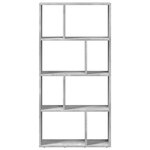 vidaXL Bibliothèque gris béton 60x20x120 5 cm bois d'ingénierie