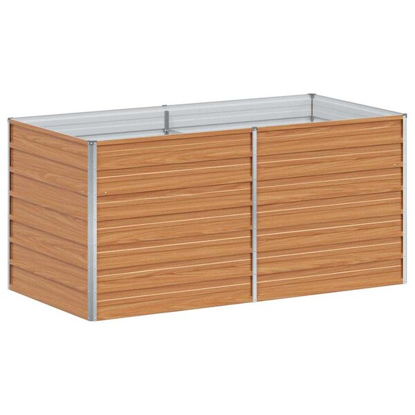 vidaXL Jardinière surélevée Marron Clair 160 x 80 x 77 cm