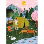 Puzzle N 1000 p - Let's go camping / Laura Lhuillier (Coll. Carte blanche)