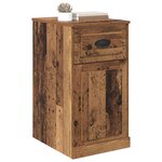 vidaXL Meuble d'appoint Bois ancien 40 x 50 x 75 cm Bois d'ingénierie