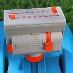 GRÜNTEK Mini arroseur de pelouse avec moteur turbo 378 m²