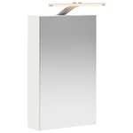 vidaXL Armoire Miroir de Salle de Bain Blanc 30 x 10 5 x 50 cm