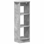 vidaXL Meuble d'appoint Gris Béton 40 x 40 x 100 cm Bois d’ingénierie
