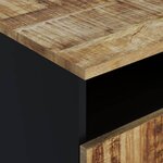vidaXL Table basse 80x54x40 cm Bois de manguier solide et d'ingénierie